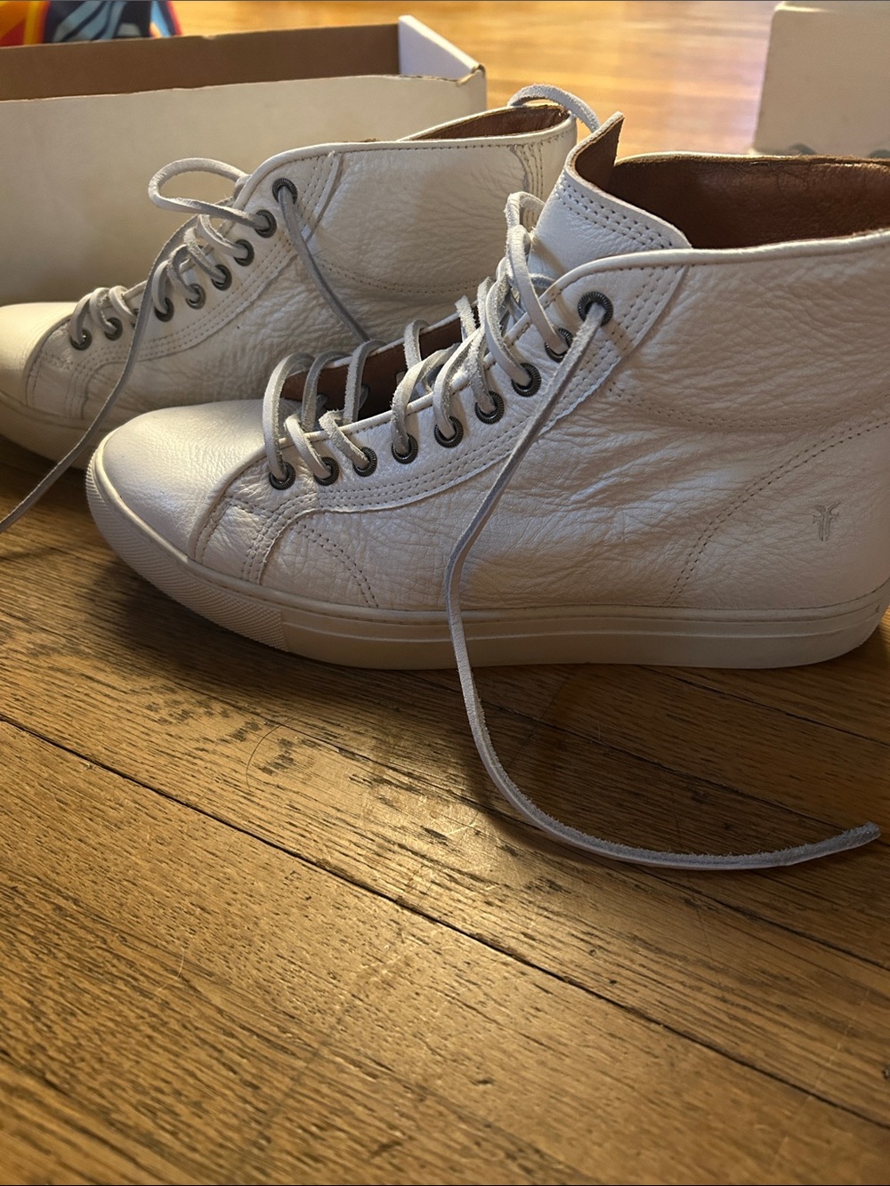 Frye Leather high top shoes